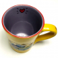 Preview: Kaffeetasse Tasse COSTA RICA 3D Motiv gelb Souvenir Keramik