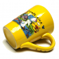 Preview: Kaffeetasse Tasse COSTA RICA 3D Motiv gelb Souvenir Keramik
