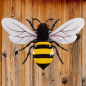Preview: BIENE BEE Metall Wanddekoration für Innen & Außen