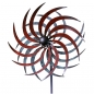 Preview: LISA großes METALL Windrad Windspiel GARTENSTECKER Höhe 175 cm Ø 33 cm
