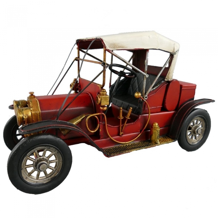 Oldtimer Auto 20er Jahre rot Blechauto Blech Modellauto