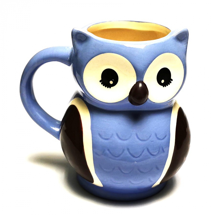 Kaffeetasse Tasse EULE TASSE mit dem EXTRA!!! Keramik