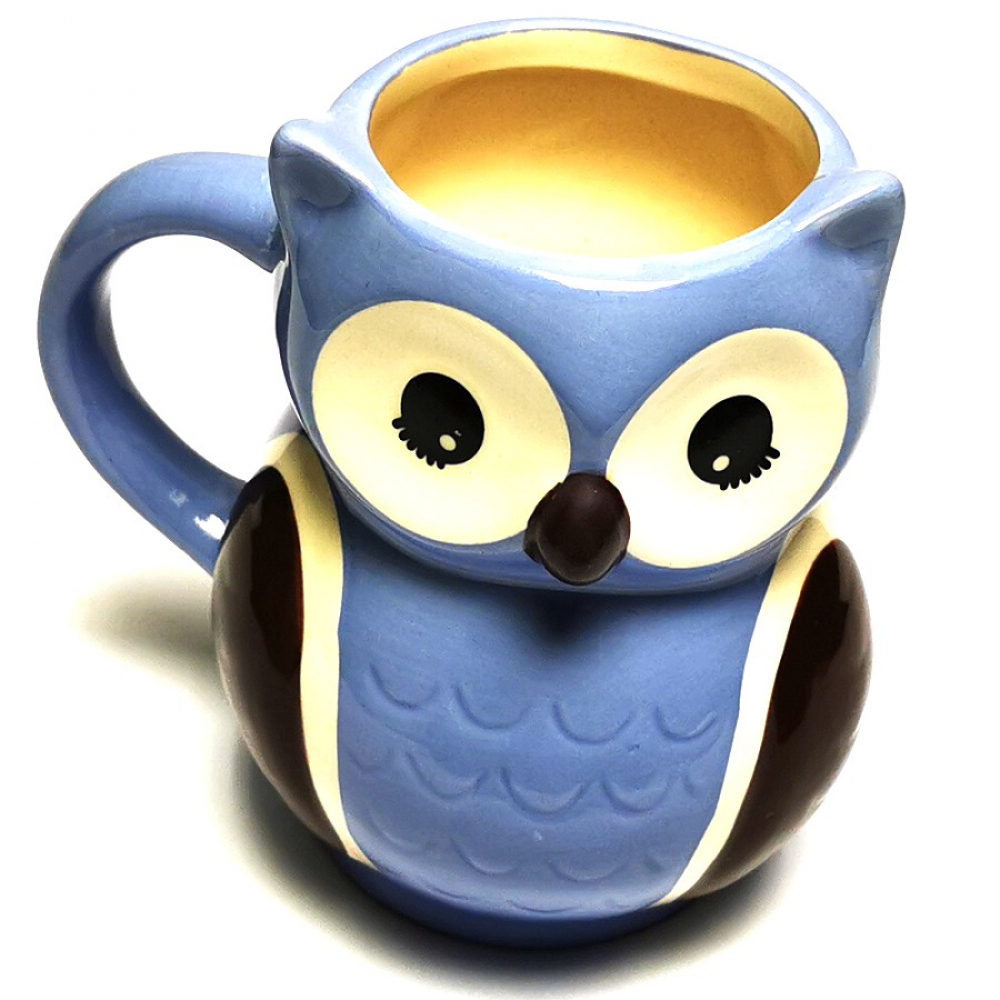 Kaffeetasse Tasse EULE TASSE mit dem EXTRA!!! Keramik