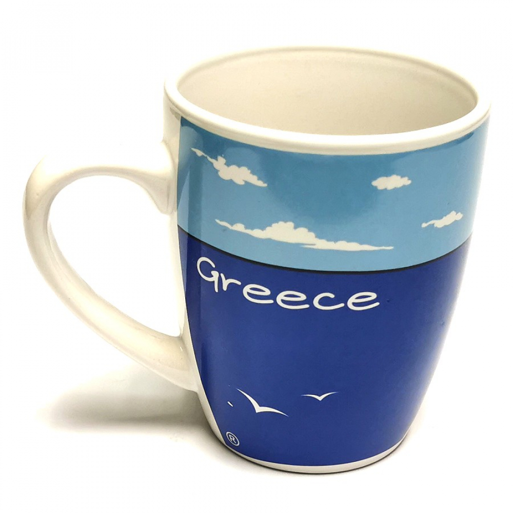 Kaffeetasse Tasse GREECE HELLAS CRETE Griechenland Kreta Souvenir Keramik